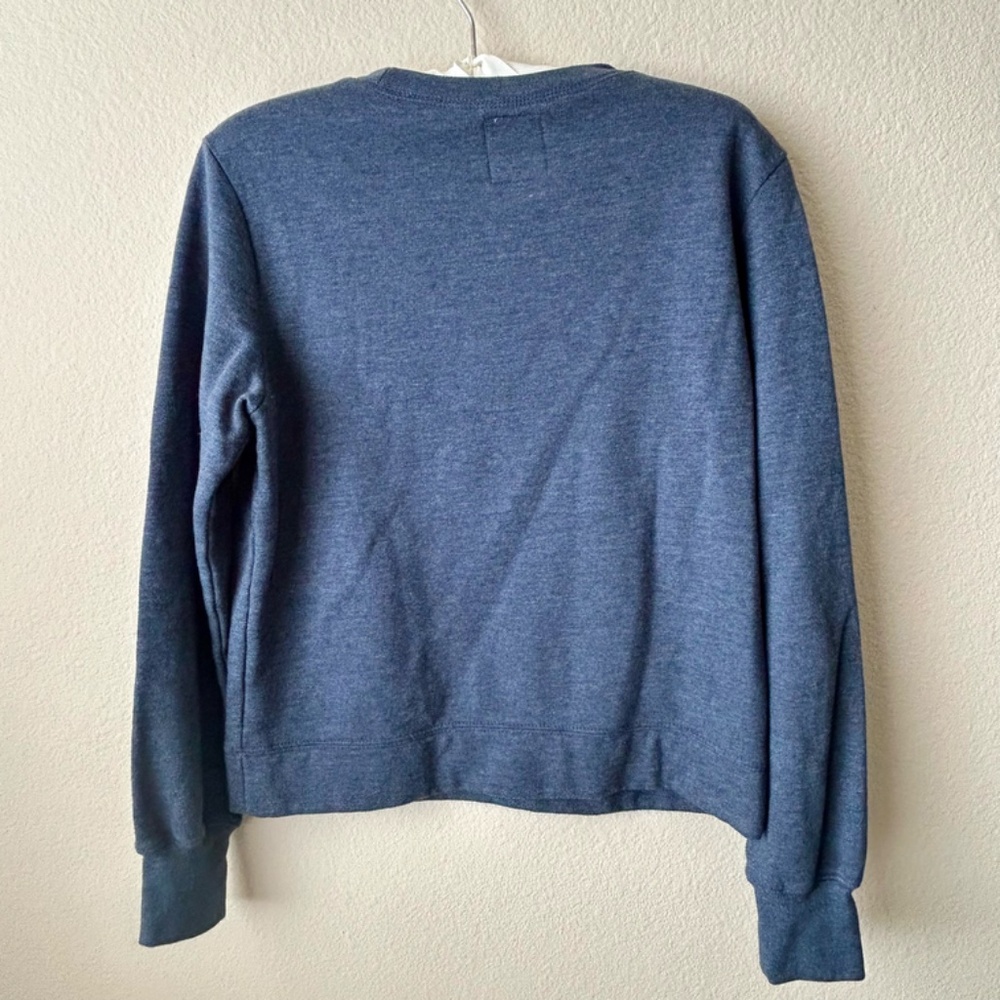 Sweatshirt Crewneck Drexel University Blue White Logo by RedShirt Size Small - Picture 8 of 13